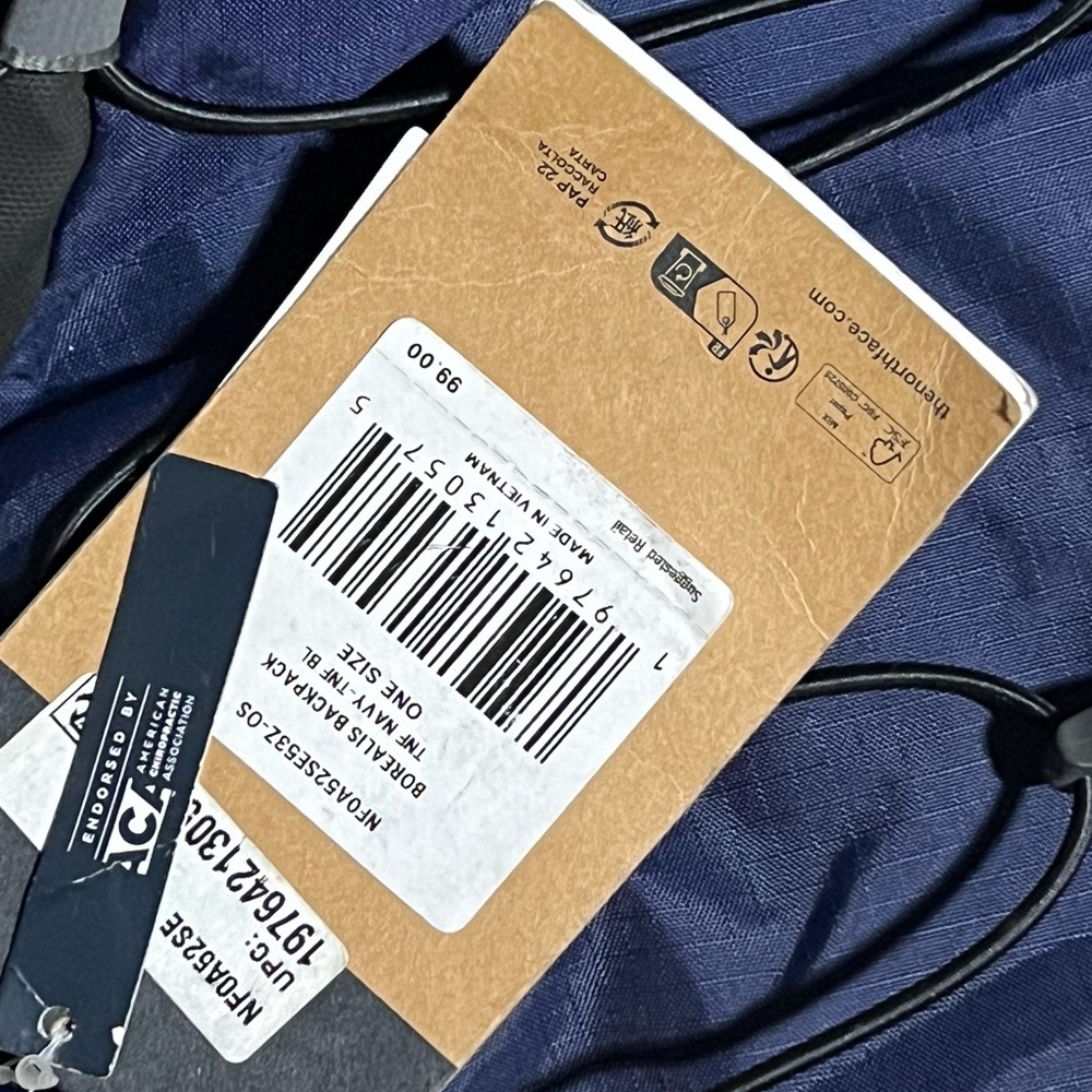 The North Face Deep Blue Backpack